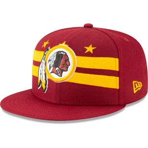Washington Redskins New Era 2019 NFL Draft On-Stage Official 59FIFTY Fitted Hat – Burgundy